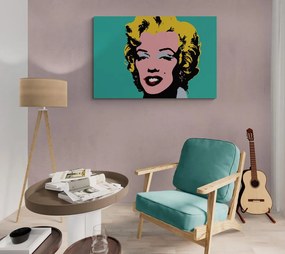 Az ikonikus Marilyn Monroe képe pop art designban