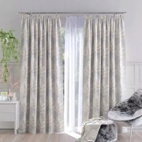 Modern függöny nyomott mintás Ewsa bézs 150cm