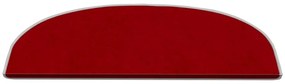 Piros lépcsőszőnyeg szett 16 db-os 20x65 cm Plain Color – Vitaus