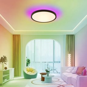 Immax NEO 07166-B40-LED RGBCCT 50W/230V Wi-Fi Tuya dimmelhető lámpa fekete+DO