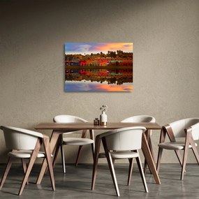 Kép - A nyári úszások helyszíne (üvegen) (70x50 cm)