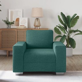 Fotel Sötétzöld 59 cm Textil