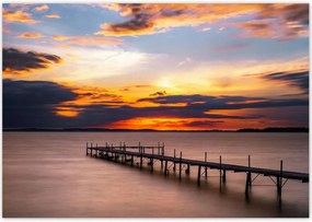 Poszterek 100x70 Nyugati tó móló