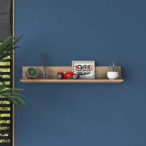 Fali polc RANI 90x15 cm barna