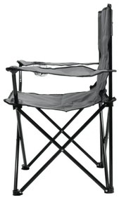 Összecsukható kempingszék szürke