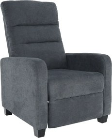 Relaxáló fotel, szürke, TURNER