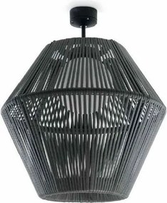 NOVOLUX 857D-G05X1A-58 NELL Klasszikus Kültéri Mennyezeti Lámpa Fekete, Grafit E27 IP65