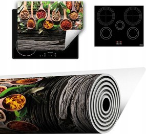 Vinyl Szőnyeg A Konyhába Több Hely 70x52 Fűszerek fa