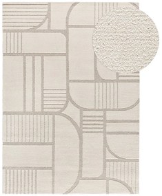Krémszínű szőnyeg 80x150 cm Snowy – Universal