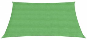 világoszöld HDPE napvitorla 160 g/m² 2,5 x 2,5 m
