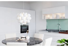 ByRydens 4200440-5002 - Csillár zsinóron GROSS 8xG9/4W/230V fehér