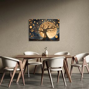 Üveg kép – Szürrealista fa (70x50 cm)