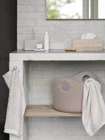 Krémszínű frottír bio pamut törölköző szett 2 db-os 30x50 cm Riva – Blomus