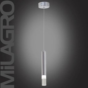 MILAGRO ML321 ICE Hengeres Függesztett Lámpa Fehér, Átlátszó LED IP20