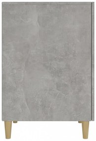 betonszürke szerelt fa íróasztal 140 x 50 x 75 cm