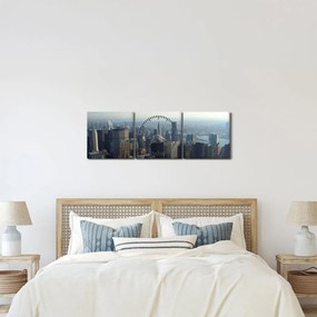 Kép - Manhattan nappal (órával) (90x30 cm)
