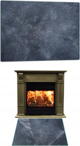 Kandalló Alatti Üveg Edzett Üveg Állvány Méret 52x30cm Grafika Kő