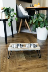 Fa tálka szett állvánnyal kutyáknak Dog Fantasy – Plaček Pet Products