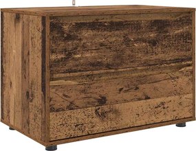 vidaXL Tárolószekrény Öreg fa 80 x 48 x 57 cm Faanyag