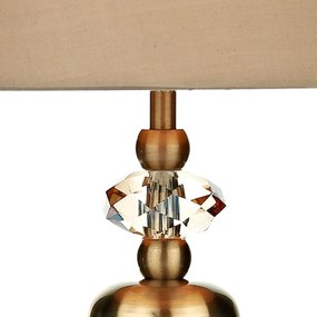 Dar Lighting glamour modern asztali lámpa edith antik sárgaréz daredi4175