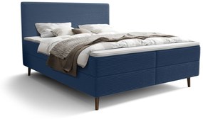 Egyszemélyes ágy 120 cm Napoli Bonell (kék) (ágyráccsal, tárolóhellyel). Akció -16%. 1082434