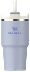 Lila rozsdamentes acél termosz szívószállal 600 ml Quencher H2.0 FlowState Tumbler Dew Drop – Stanley