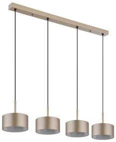 Globo 56964-4H - LED kábeles csillár RAYMOND LED/40W/230V 3000K sárgaréz