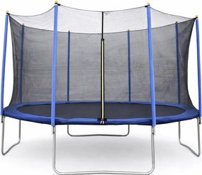 GTR PRO Blue Sky Trambulin, kék, védőhálóval, 366 cm