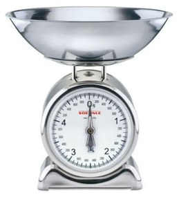 Mechanikus konyhai mérleg, Leifheit, Soehnle Silvia, 27 x 25 x 27 cm, rozsdamentes acél