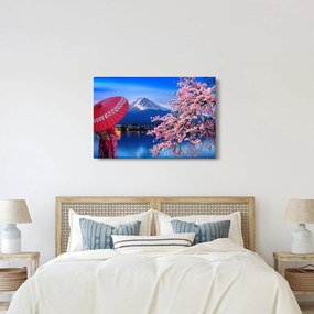 Kép - Kilátás a csúcsra, Japán (90x60 cm)