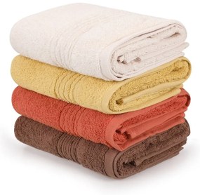 Pamut törölköző szett 4 db-os 50x90 cm Asorti – Foutastic