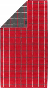 Square strandtörölköző 80x200 piros 560g/m2 100% pamut Cawoe