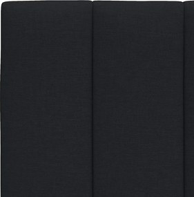 fekete szövet fejtámla párna Hanko 140 cm