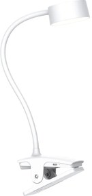 Solight WO3001-W- LED Dimmelhető flexibilis lámpa klipsszel LED/2W/5V 3000/4000/6500K fehér