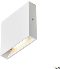 SLV 1003466 QUAD Modern Kültéri Fali Lámpa Fehér, Ezüst LED IP44