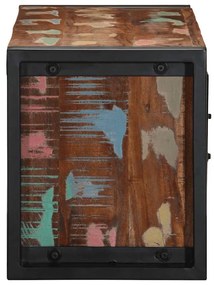 TV szekrény 80x30x35 cm tömörfa, újrahasznosított fa