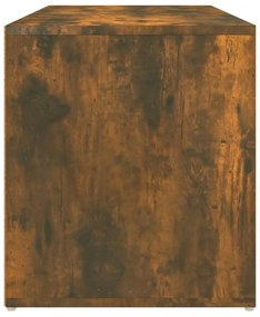 füstös tölgy színű szerelt fa előszobapad 80 x 40 x 45 cm