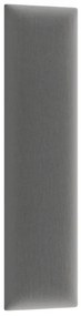 Kárpitozott fali panel QUADRATTA 15x60 cm, szürke