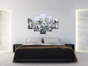 Kép - Illusztrált dzsungel (150x105 cm)