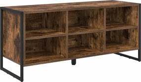 vidaXL Cipőszekrény tárolóval Füstös tölgy 60 x 35 x 44 cm Faanyag