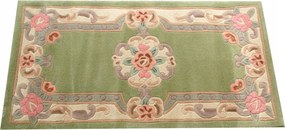 Aubusson gyapjú szőnyeg 60x120 zöld