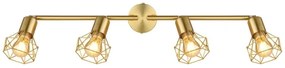 Globo 54802GB-4 - spotlámpa XARA I 4xE14/40W/230V arany