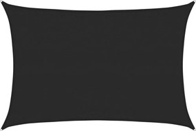 vidaXL fekete HDPE napvitorla 160 g/m² 3,5 x 4,5 m