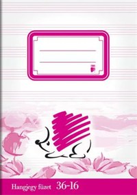 Füzet, tűzött, A5, hangjegy, 16 lap, ICO Süni, 36-16 (TICSU3616)