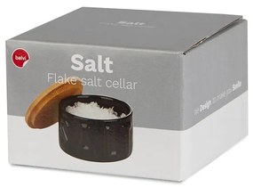 Fekete kerámia sótartó - Balvi