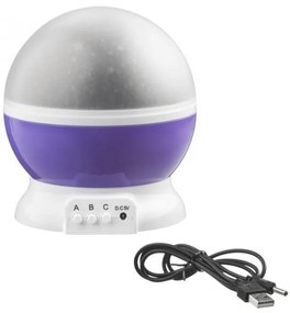 Projektor LED Starlight - lila