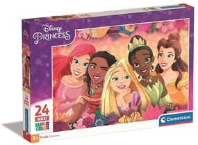 Disney Hercegnők Flower Frame 24 db-os maxi puzzle Clementoni