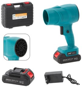 Vezeték nélküli kézi akkumulátoros fúvó - 800 W