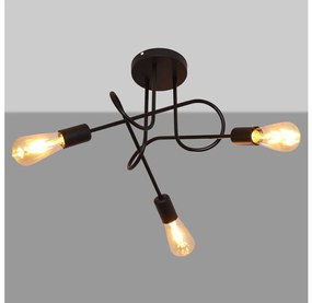 Helam Gyerek mennyezeti lámpa OXFORD 3xE27/15W/230V W-2016/3 BK/H
