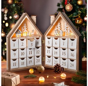 Brilagi - LED Karácsonyi dekoráció LED/2xAAA adventi naptár 1v286-OEM1